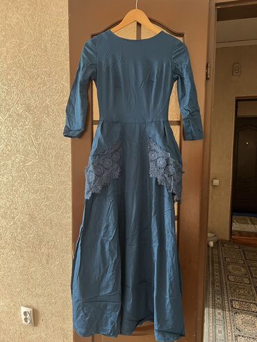 платье корсет: Вечернее платье, Длинная модель, С рукавами, Корсет, S (EU 36)