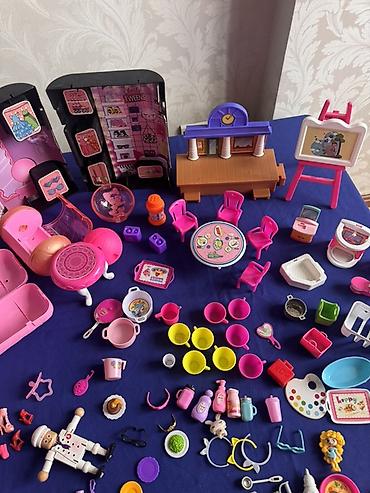 Игрушки: Uşaq üçün böyük kolleksiya – miniatür oyuncaq aksesuarları və mebel — 8