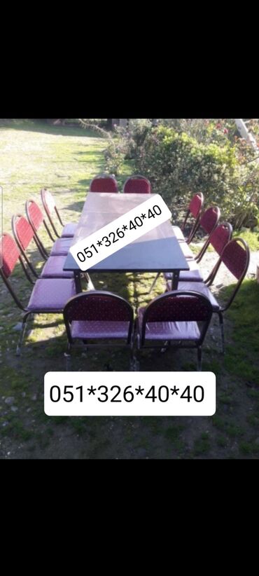 Stullar: Stul stol 13 azn-den 20 azn-dek Istenilen Rengde Kojadan ve Parcadan — 12