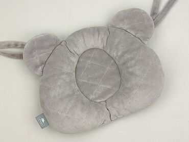 Poduszka niemowlęca Sleeppee – szara, w kształcie misia - Miękka