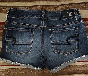 baggy джинсы: Джинсовые шорты American Eagle Outfitters. В отличном состоянии — 2