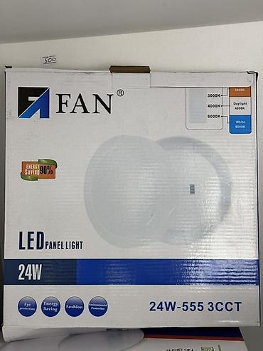 Светодиодная панель FAN LED Panel Light 24W-555 3CCT. Круглый