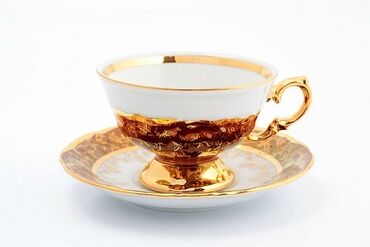 Nahar dəstləri və servizlər: Nahar dəsti, rəng - Qızılı — 10