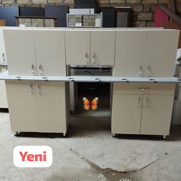 Mətbəxt mebeli 280m ölçü 2.25sm çatdirilma quraşdirilma əlavə ödənişlə