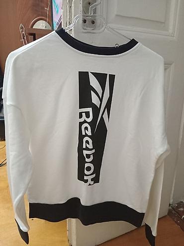 sweatshirt: Svitşot, Reebok, S, rəng - Ağ — 2