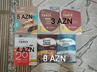 kitab alan: Qiymətlər kitabların üzərində qeyd olunub. Almaq istəyənlə razılaşmaq — 2