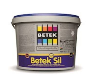Краски и лаки: Betek Sil  Водоэмульсионная декоративная краска с добавлением силикона