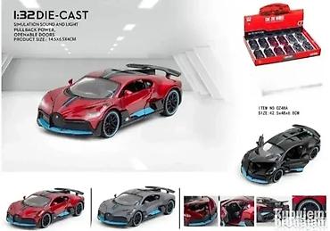 telefon igracka: Metalni auto Buggatti - Muzički 🚗 Novo, u original pakovanju — 1