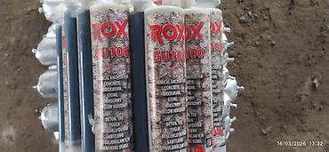 daş gülü: ROX GU100 kimyəvi anker - Tətbiq sahələri: beton, kərpic (brickwork) — 1