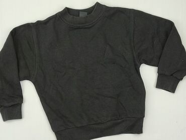 biała bluzka z długim rękawem: Sweatshirt, 5-6 years, 110-116 cm, condition - Very good