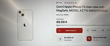 iphone 13 kabro: Apple iPhone 13 Clear Case with MagSafe (Model A2710, MM2X3ZM/A) - — 3