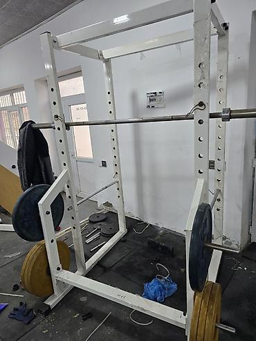 Спорт и отдых: Güc məşqi üçün metal “Power Rack” + yarım çərçivə dəsti - Material — 3