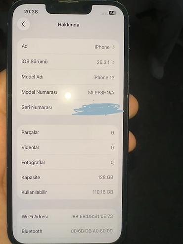 iphone 13 dubayski: IPhone 13, 128 GB, Mavi, Face ID — 6