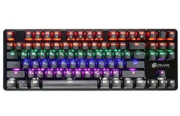 продам новый ноутбук: Продаю игровую клавиатура OKLICK 960G Dark Knight Black, TKL