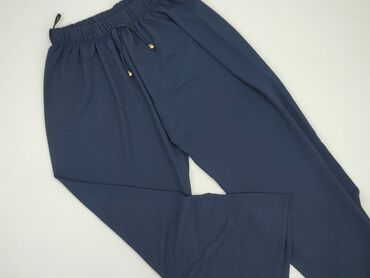 spodnie damskie joggery: Material trousers, 3XL (EU 46), condition - Perfect