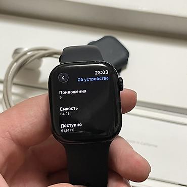 Apple Watch: Apple Watch 10 series АКБ : 98 В комплект: коробка, зарядник ремешок — 4