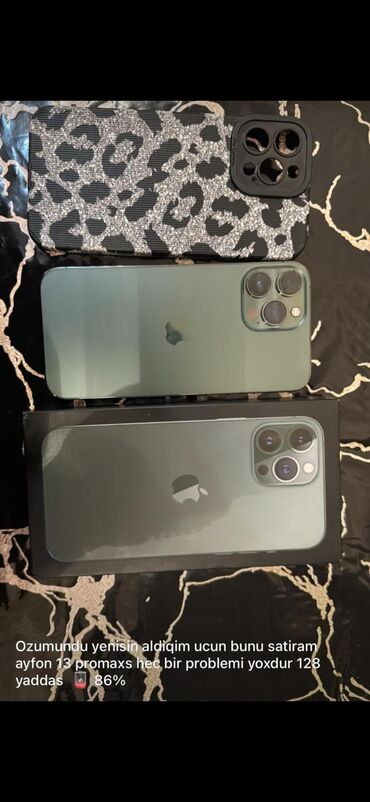 telefonlar 32 s: IPhone 13 Pro Max, 128 ГБ, Face ID