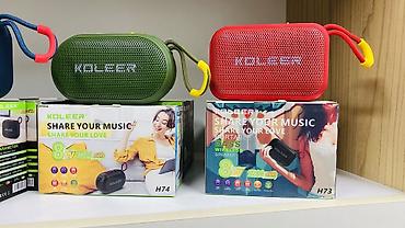 Динамики и колонки: Портативная Bluetooth колонка KOLEER (H73 / H74) Характеристики — 5