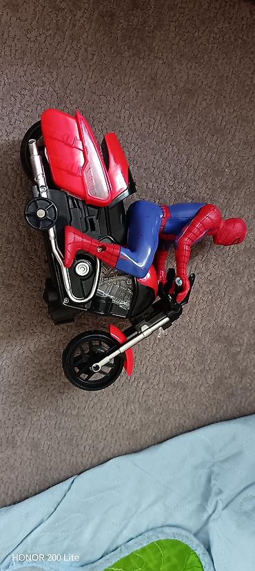 Oyuncaq nəqliyyat: Hərəkətli Spider man motoskletde oyuncaq hörümçək adam. Sumqayıt — 1