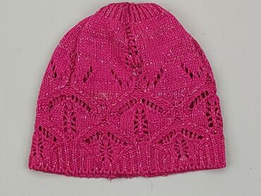 czapka dziewczęca zimowa: Czapka, 42-43 cm, stan - Dobry