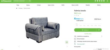 корпусная мебель в рассрочку: İdeal vəziyyətdə Açilan divan/kreslo 193x130 açıq olduqda