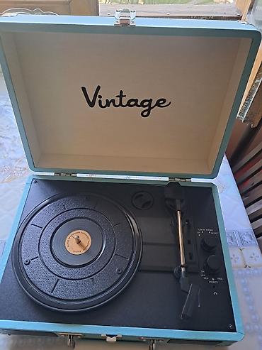 патефон цена: Vinil pikap – çamadan tipli “Vintage” dizayn - Daşıması asan olan — 1