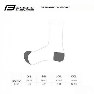 eva: ČARAPE FORCE SPORT 3 CRNO-FLUO L-XL/42-46 | ČARAPE FORCE SPORT 3 — 2