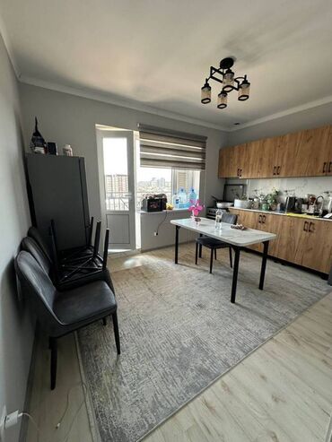 сдаю квартиру жм кок жар: 1 комната, 52 м², 106 серия улучшенная, 9 этаж, Евроремонт