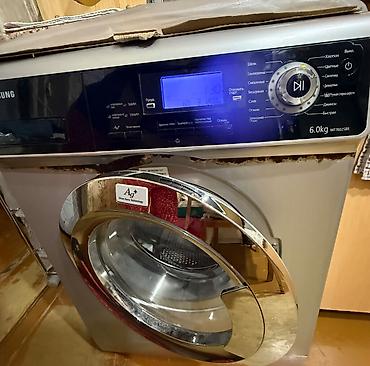 Məişət texnikası: Paltaryuyan maşın Samsung, 6 kq, İşlənmiş, Avtomat, Qurutmasız, Kredit yoxdur, Ünvandan götürmə — 2