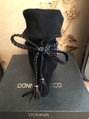 Botinka və botilyonlar: Ölçü: 35, rəng - Qara, İşlənmiş — 4