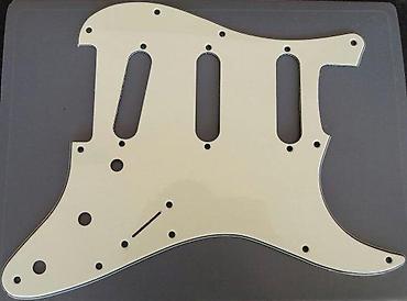 Gitare: PICKGUARD WHITE PERLOID SSS | Slanje po dogovoru ili lično — 4