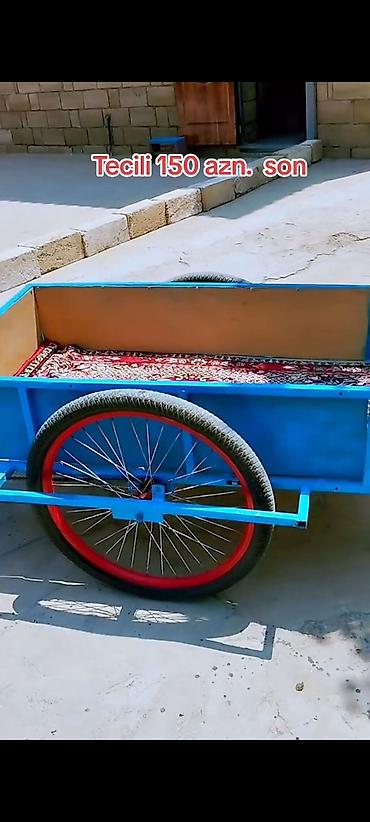 velosiped irsad: Yükdaşıma üçün üçtəkərli velosiped qoşqulu - Tip: İki arxa təkərli — 3