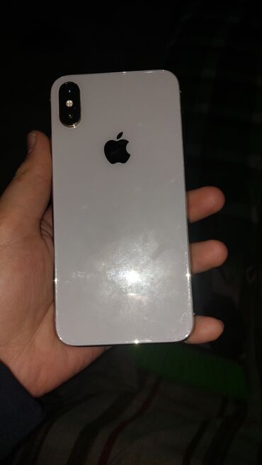 ayfon 4 s: IPhone X, 64 GB, Ağ, Barmaq izi, Simsiz şarj, Face ID