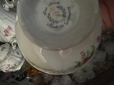 antik servis: Çay dəsti, rəng - Ağ — 3