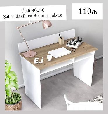 Mebel: Yazı masası 110 azn. rəng seçimi var çatdırılma var — 1