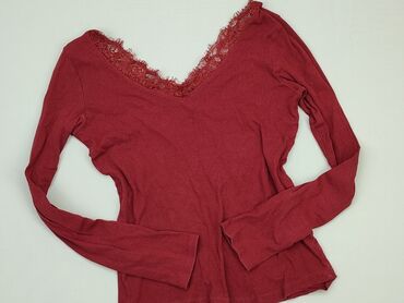 czerwona satynowe bluzki: Bluzka Damska, SinSay, M, stan - Dobry