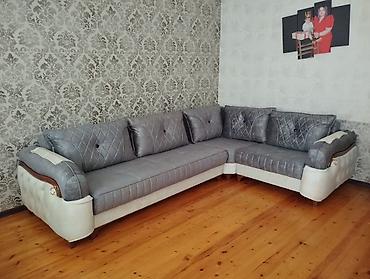 Divan və kreslo dəstləri: Məhsul: Künc və salon dəsti divanlar Təsvir: - Müasir dizaynlı, şık — 9