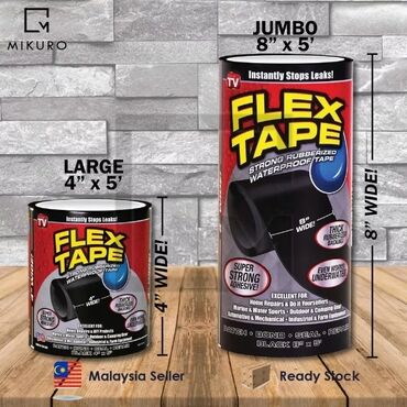 kardon satışı: Yapişdirici band çən və boru yapışdırıcı böyük ölçülü flex tape