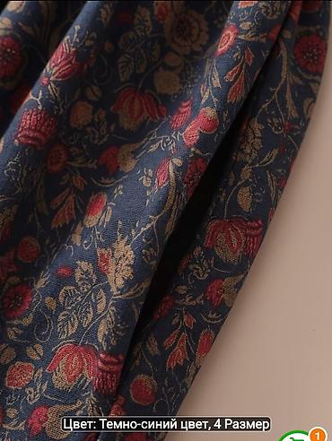 bel canta: 100% pambiq. XL. Qadınlar üçün payız üslubunda retro don - Rəng: tünd — 6
