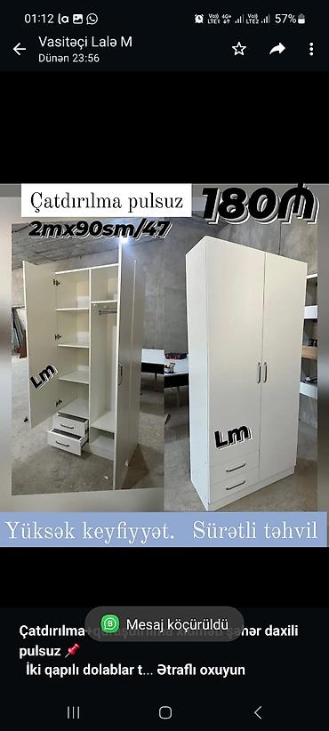 *Çatdırılma+quraşdırılma xidməti şəhər daxili pulsuz* 📌 *İki qapılı lalafo.az -da *Çatdırılma+quraşdırılma xidməti şəhər daxili pulsuz* 📌 *İki qapılı