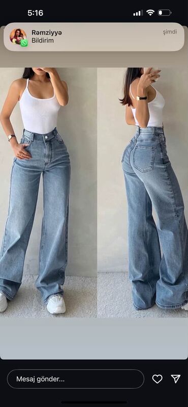 cinsi: Cinslər, Bershka, S (EU 36), rəng - Mavi