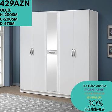 Dolablar: Yeni, 4 qapılı, Güzgülü, Açılan, Düz dolab — 2