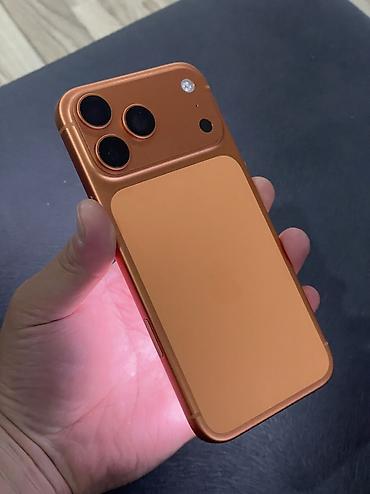 airpods max 1: IPhone 17 Pro Max, Б/у, 256 ГБ, Оранжевый, 93 % — 2