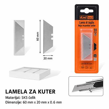 KMT Style lamele za kuter – set od 10 komada Opis: - Rezervna sečiva