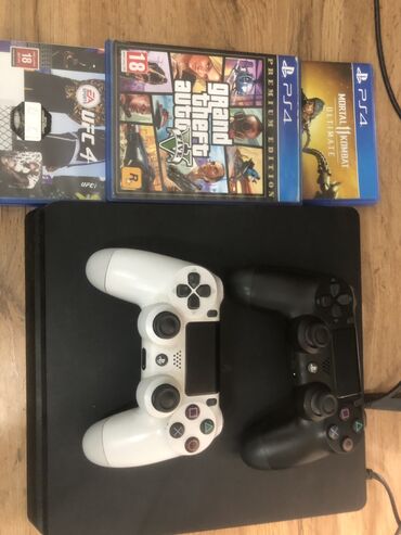 playstation 4 новый: PlayStation 4 1000гб +10 топ игр как UFC 4 FIFA 23 FIFA25 GTA5 MORTA