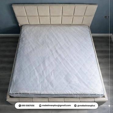 mebelman: Yeni, İkinəfərlik çarpayı, Bazalı, Matras ilə, Siyirməsiz, Azərbaycan — 6