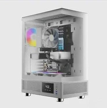 Ostali kompjuterski delovi: PC kućište s RGB ventilatorima i prednjim LCD ekranom - Tip: midi/ATX — 15