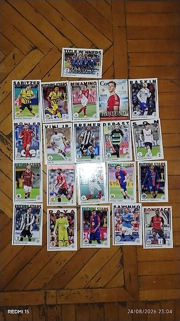 müller: Futbol kolleksiya kartları dəsti Məzmun: - Topps/UEFA tərzində — 1