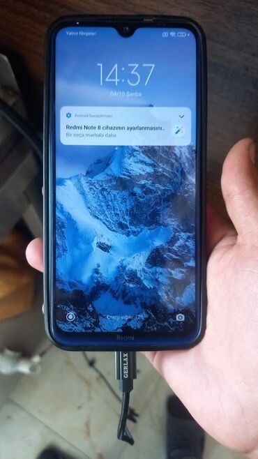 xiaomi redmi note 8 qiymeti en ucuz: Redmi Note 8, 64 ГБ, цвет - Синий, Отпечаток пальца