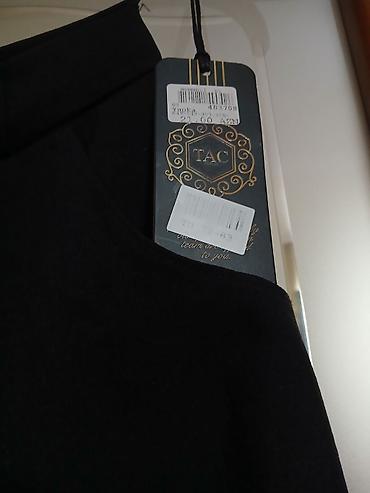 Şalvarlar: Qadın şalvar-ətək (culotte), qara rəng - Brend: TAC - Model: yüksək — 2